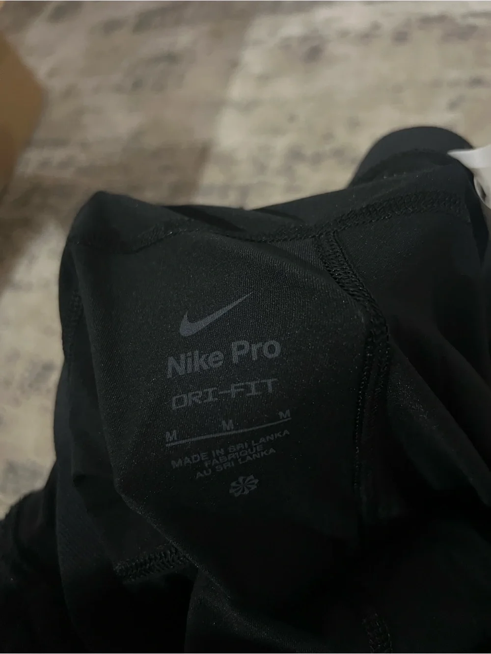 NWT Nike Black Pro Training Compression Bike Shorts Size Medium